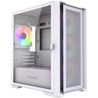 Компьютерный корпус Powercase ALISIO Micro X4W V2 LE ARGB White (CAMCXW-A4-LE)
