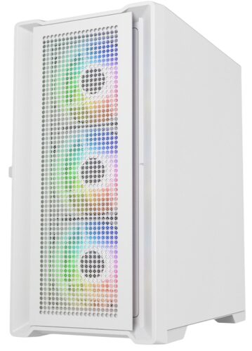 Компьютерный корпус Powercase ALISIO Micro X4W V2 TG ARGB White (CAMCXW-A4)