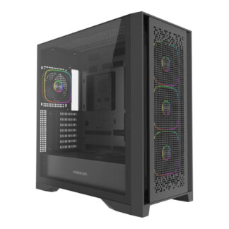 Компьютерный корпус Powercase ByteFlow Pro TG ARGB Black (CH9GPB-A4)