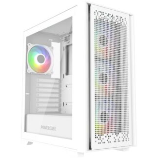 Компьютерный корпус Powercase ByteFlow TG ARGB White (CBFW-A4)