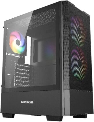 Компьютерный корпус Powercase Mistral AY3B ARGB Black (CMAYB-A3)