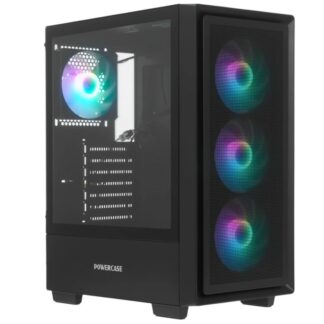 Компьютерный корпус Powercase Mistral AY4B ARGB TG Black (CMAYB-A4)