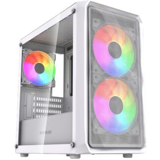 Компьютерный корпус Powercase Mistral Micro A3W TG ARGB V2 White (CMMAW-A3-V2)