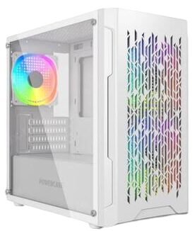 Компьютерный корпус Powercase Mistral Micro D3W TG ARGB PWM White (CMMDW-A3)