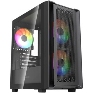Компьютерный корпус Powercase Mistral SM04 TG ARGB Black (CMMSM04B-A3)