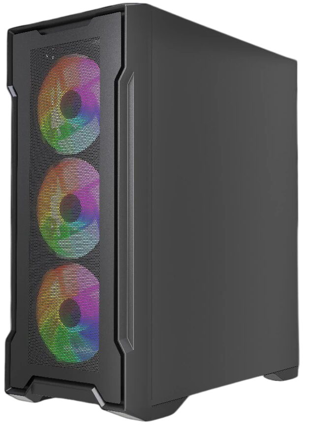 Компьютерный корпус Powercase Mistral X4B FRGB TG Black (CMXB-L4)