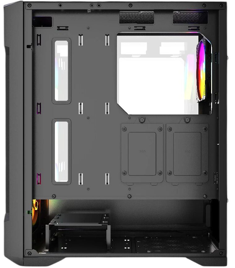 Компьютерный корпус Powercase Mistral X4B FRGB TG Black (CMXB-L4)