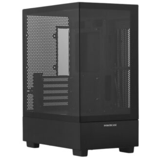 Компьютерный корпус Powercase VISION Micro M TG Black (CVMMB-L0)