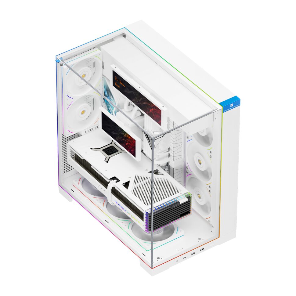 Компьютерный корпус Thermalright TR-A70 Vision TG ARGB LCD White (TRA70VW)