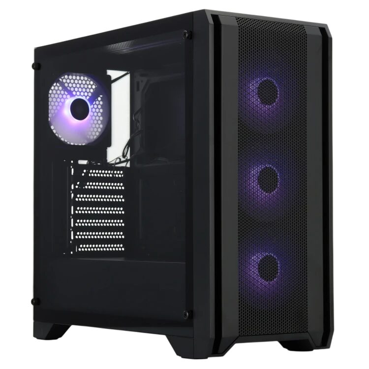 Компьютерный корпус XASTRA A500 4ARGB Black (A500-BK-FC120ARGB-4F-GL)