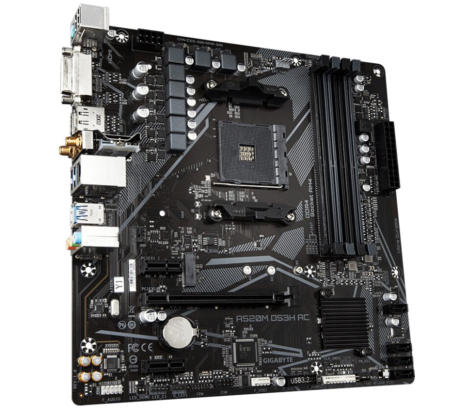 Материнская плата Gigabyte A520M DS3H AC