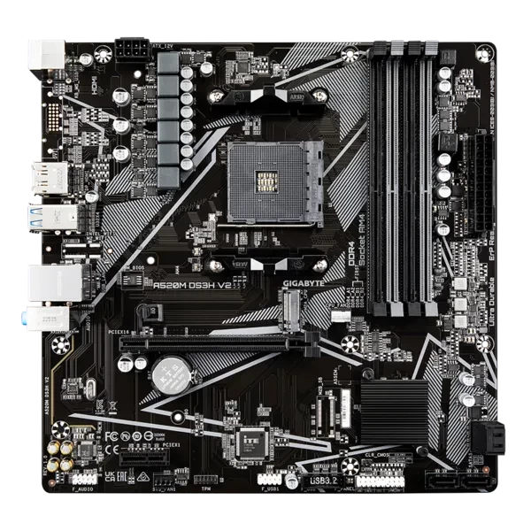 Материнская плата Gigabyte A520M DS3H V2