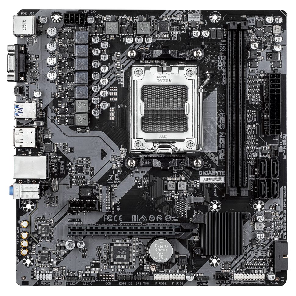 Материнская плата Gigabyte A620M S2H 2.0