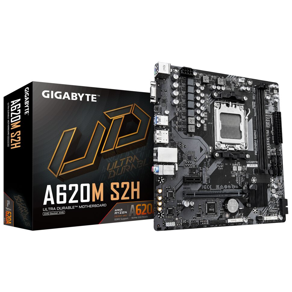 Материнская плата Gigabyte A620M S2H 2.0