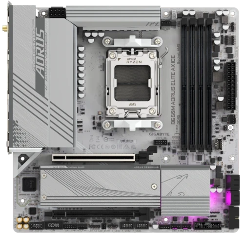 Материнская плата Gigabyte B650M AORUS ELITE AX ICE