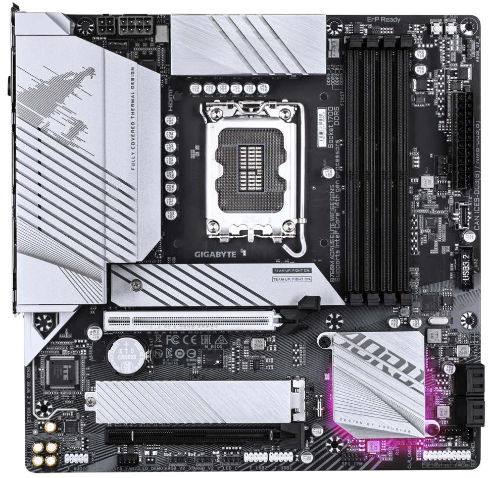 Материнская плата Gigabyte B760M AORUS ELITE WIFI6E Gen5