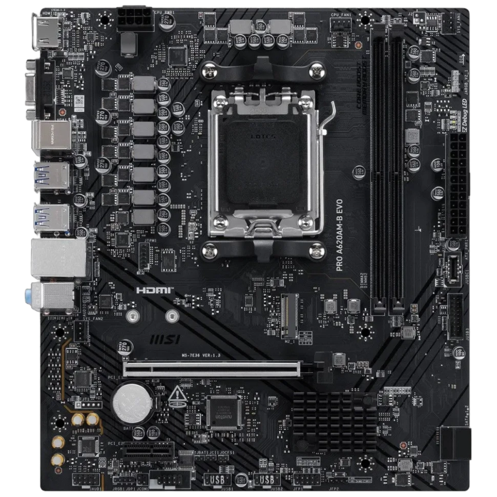 Материнская плата MSI PRO A620AM-B EVO
