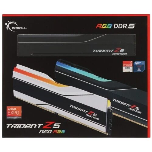 Оперативная память 128 Gb 6000 MHz G.Skill TRIDENT Z5 Neo RGB Black (F5-6000J3644D64GX2-TZ5NR)