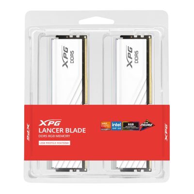 Оперативная память 32 Gb 6000 MHz ADATA XPG LANCER Blade RGB White (AX5U6000C3416G-DTLABRWH)