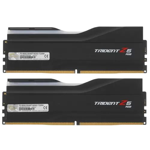 Оперативная память 32 Gb 6000 MHz G.Skill TRIDENT Z5 RGB (F5-6000J3040F16GX2-TZ5RK)
