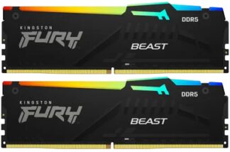 Оперативная память 32 Gb 6400 MHz Kingston FURY Beast RGB Black (KF564C32BBAK2-32)
