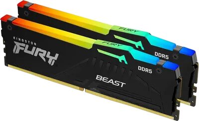 Оперативная память 32 Gb 6400 MHz Kingston FURY Beast RGB Black (KF564C32BBAK2-32)