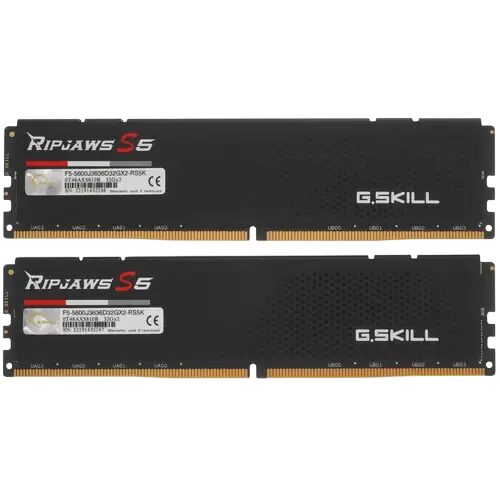Оперативная память 64 Gb 5600 MHz G.Skill RIPJAWS S5 Black (F5-5600J3636D32GX2-RS5K)