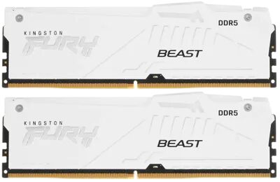 Оперативная память 64 Gb 5600 MHz Kingston FURY Beast AMD RGB White (KF556C36BWEAK2-64)