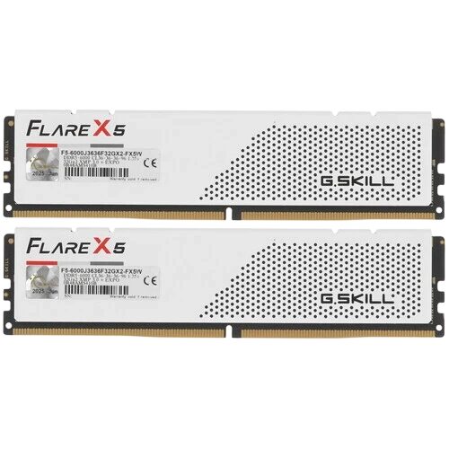 Оперативная память 64 Gb 6000 MHz G.Skill FLARE X5 White (F5-6000J3636F32GX2-FX5W)