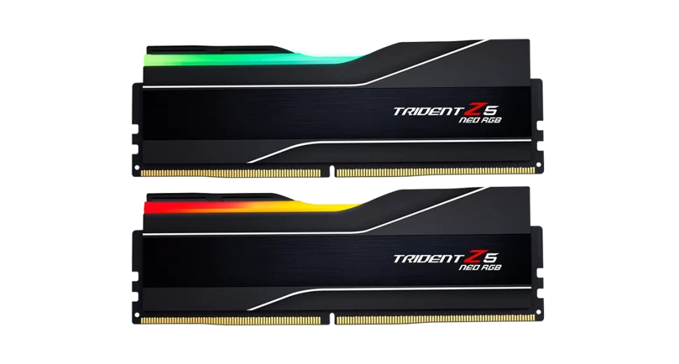 Оперативная память 64 Gb 6000 MHz G.Skill TRIDENT Z5 NEO RGB Black (F5-6000J2836G32GX2-TZ5NR)
