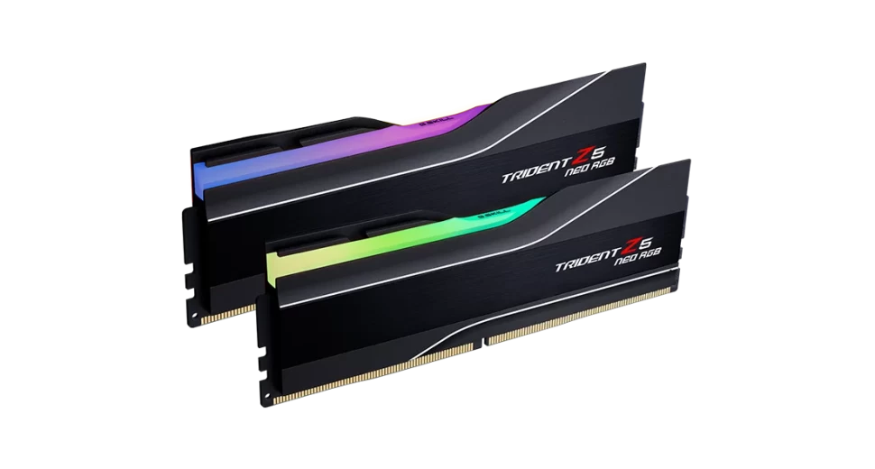 Оперативная память 64 Gb 6000 MHz G.Skill TRIDENT Z5 NEO RGB Black (F5-6000J2836G32GX2-TZ5NR)