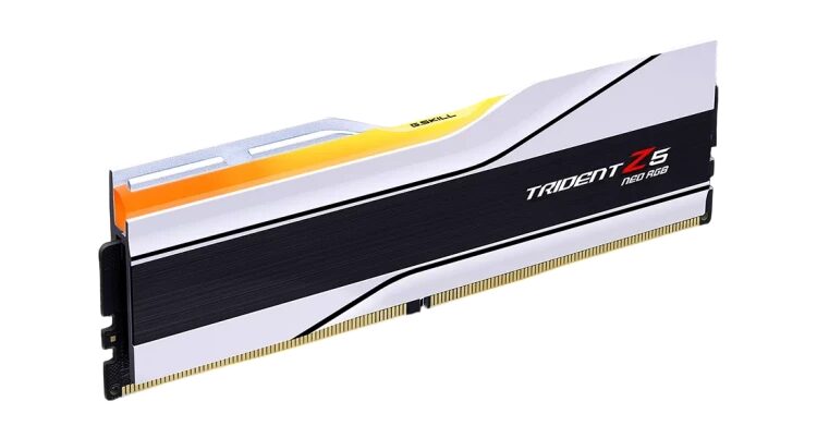 Оперативная память 64 Gb 6000 MHz G.Skill TRIDENT Z5 NEO RGB White (F5-6000J3636F32GX2-TZ5NRW)