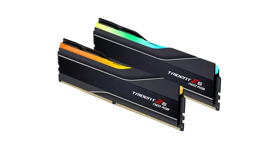 Оперативная память 64 Gb 6000 MHz G.Skill TRIDENT Z5 NEO RGB Black (F5-6000J2836G32GX2-TZ5NR)