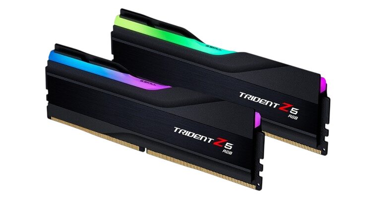 Оперативная память 64 Gb 6000 MHz G.Skill TRIDENT Z5 RGB Black (F5-6000J3238G32GX2-TZ5RK)