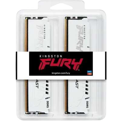 Оперативная память 64 Gb 6000 MHz Kingston FURY Beast White (KF560C30BWK2-64)
