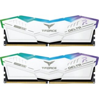 Оперативная память 64 Gb 6000 MHz Team Group T-FORCE DELTA RGB White (FF4D564G6000HC38ADC01)
