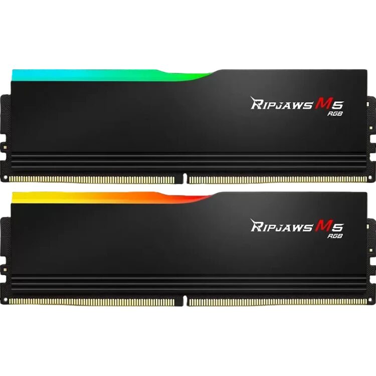 Оперативная память 64 Gb 6400 MHz G.Skill RIPJAWS M5 RGB Black (F5-6400J3239G32GX2-RM5RK)