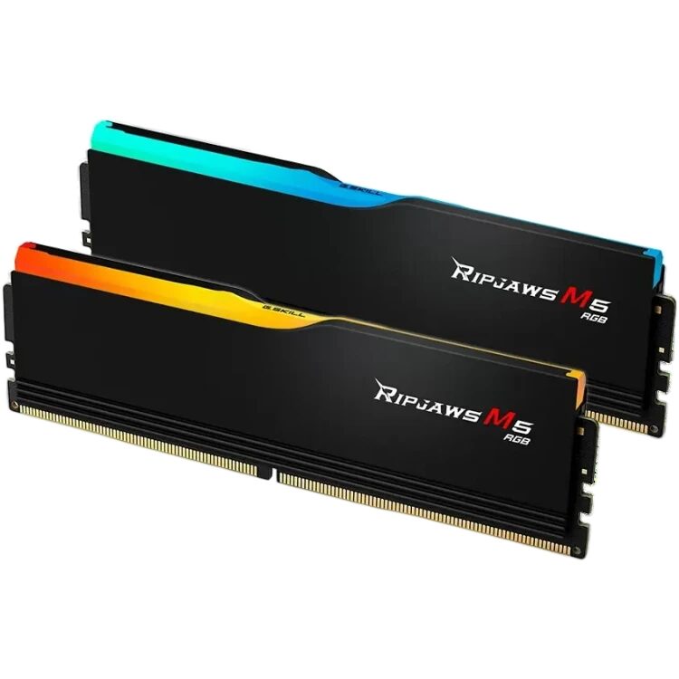 Оперативная память 64 Gb 6400 MHz G.Skill RIPJAWS M5 RGB Black (F5-6400J3239G32GX2-RM5RK)