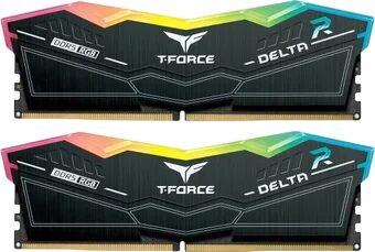 Оперативная память 64 Gb 6400 MHz Team Group T-FORCE DELTA RGB Black (FF3D564G6400HC40BDC01)