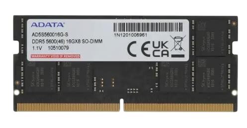 Оперативная память 8 Gb 5600 MHz ADATA XPG (AD5S56008G-S)