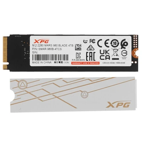Твердотельный накопитель ADATA XPG 4000 Gb MARS 980 BLADE (SMAR-980B-4TCS)