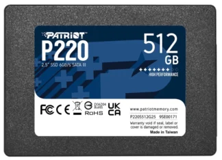 Твердотельный накопитель Patriot 512 Gb P220 (P220S512G25)