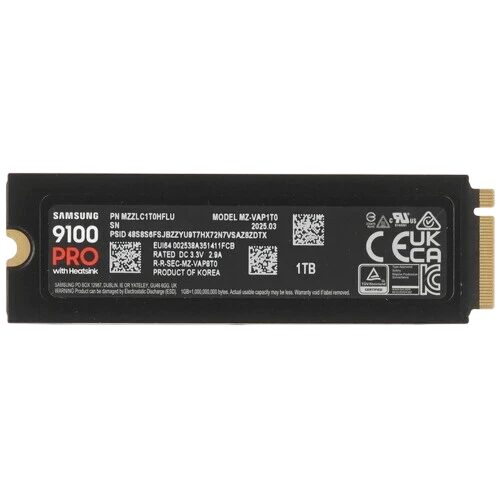 Твердотельный накопитель Samsung 1000 Gb 9100 PRO (MZ-VAP1T0CW)