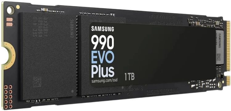Твердотельный накопитель Samsung 1000 Gb 990 EVO PLUS (MZ-V9S1T0BW)