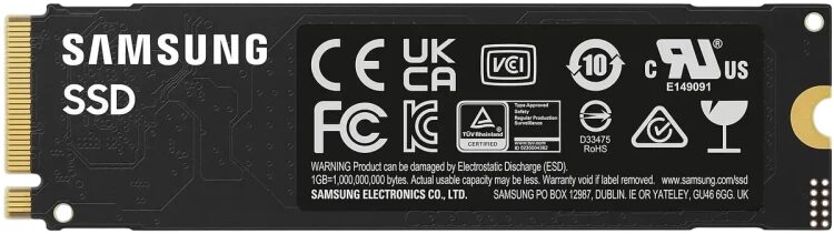 Твердотельный накопитель Samsung 1000 Gb 990 EVO PLUS (MZ-V9S1T0BW)