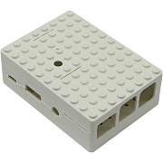 Корпус для микрокомпьютера ACD White ABS Plastic Building Block case for Raspberry Pi 3 B/B+ (RA181)