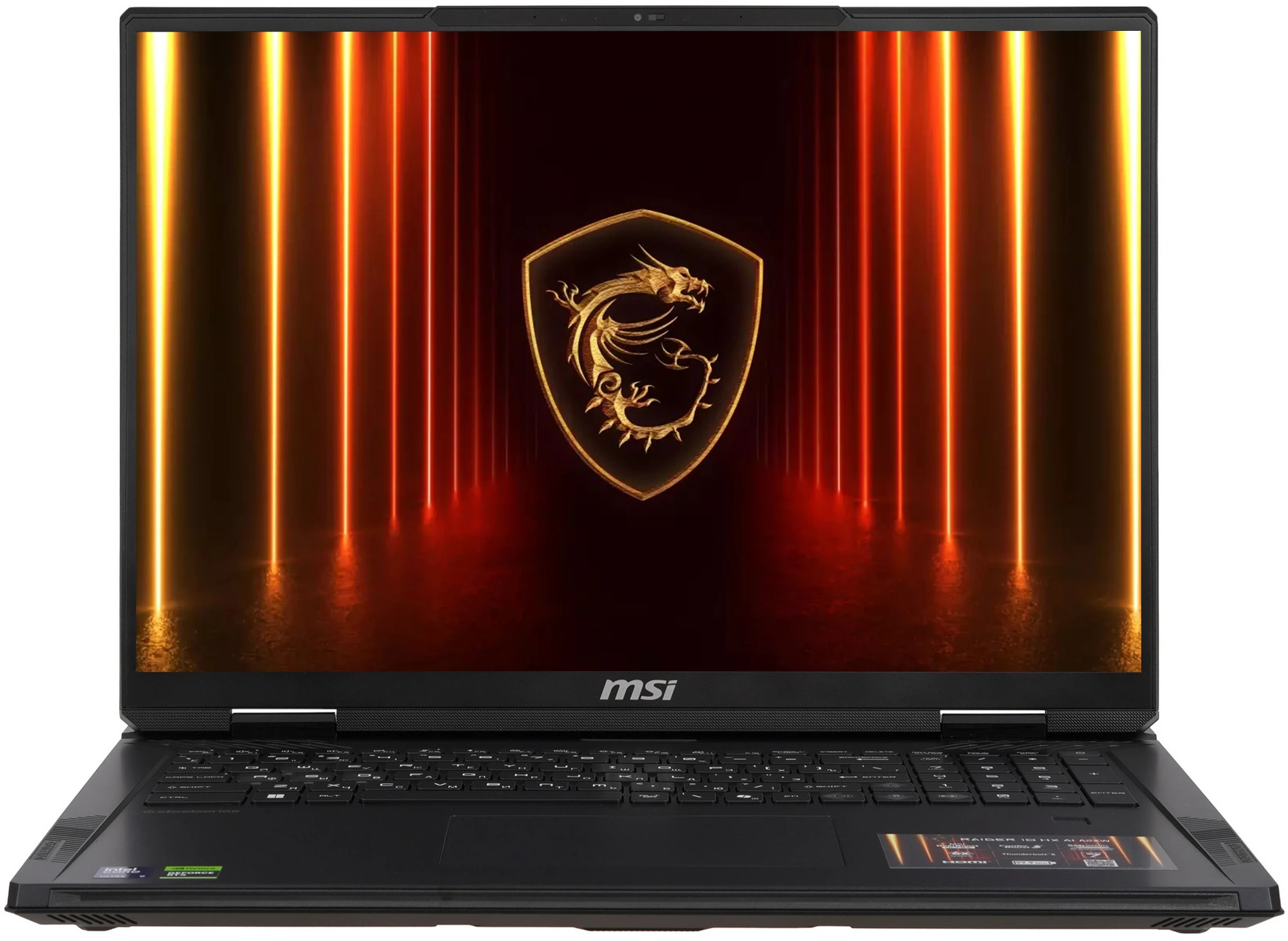 Ноутбук MSI Raider 18 HX AI A2XWJG-252US (Core Ultra 9 285HX/64ГБ/4ТБ/RTX 5090/18″ QHD+ IPS 240Гц)