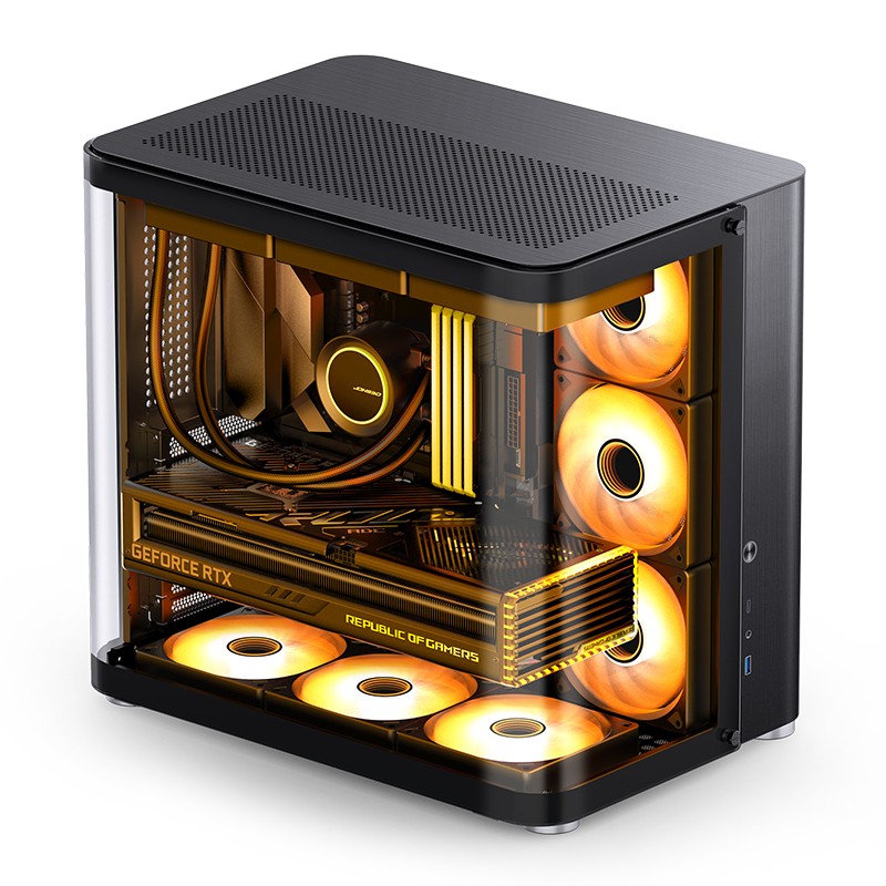 Компьютерный корпус JONSBO TG Black (TK-2 2.0)
