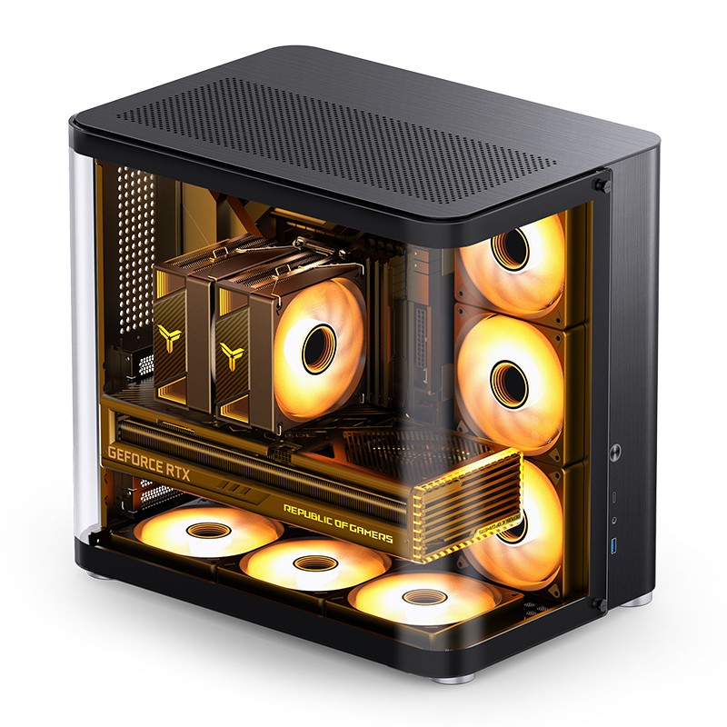 Компьютерный корпус JONSBO TG Black (TK-2 2.0)