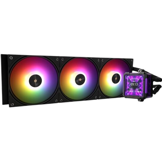 Система жидкостного охлаждения для процессора Thermalright Frozen Warframe Pro 360 ARGB Black (TRFWP360AB)